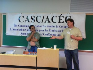 Jorge and J.J. lead the constitution update discussion at CASC 2008